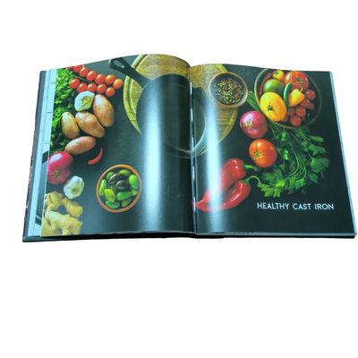 Modern Cast Iron Hardcover Art Book Printing With Matte Lamination Cover Finish Hardcover Book Printing Services