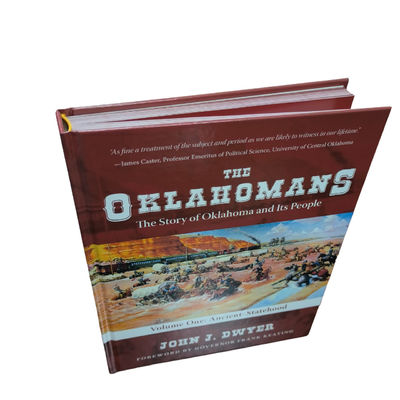 The Oklahomans Volume I | Textbook Printing Service With Glossy Lamination And Smyth Sewn Hardcover Binding