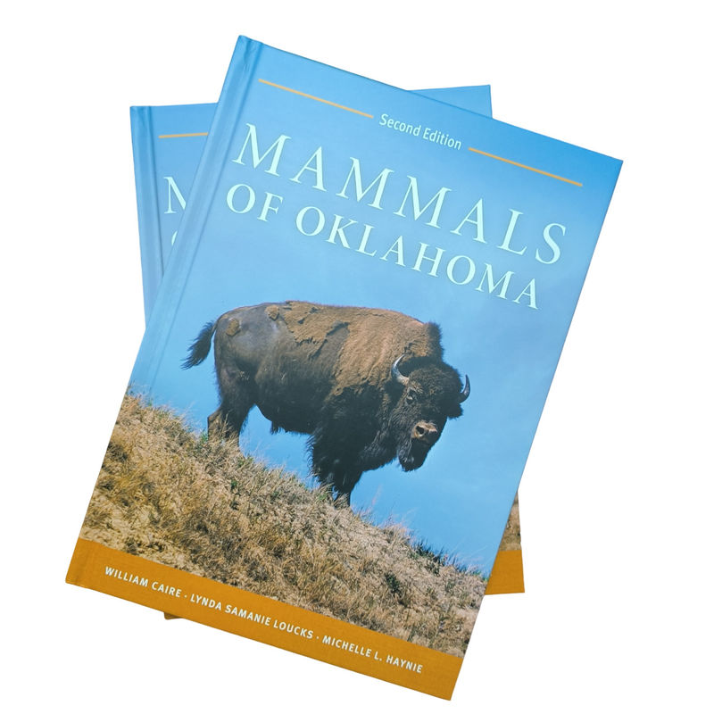 Mammals Of Oklahoma Glossy Art Paper 4C/4C Printing Color Hardcover Textbook With Matte Lamination Cover Finish